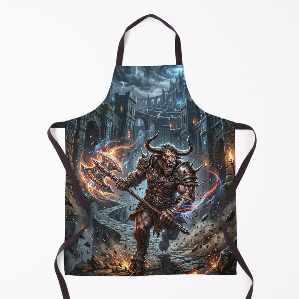 Item preview, Raging Minotaur Warrior in Dark Fantasy Dungeon designed and sold by Lucid Dream Pixel.