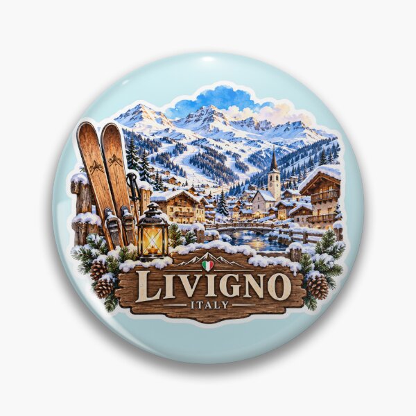 Item preview, Livigno Italy Winter Ski Travel designed and sold by GusiaTreasures.