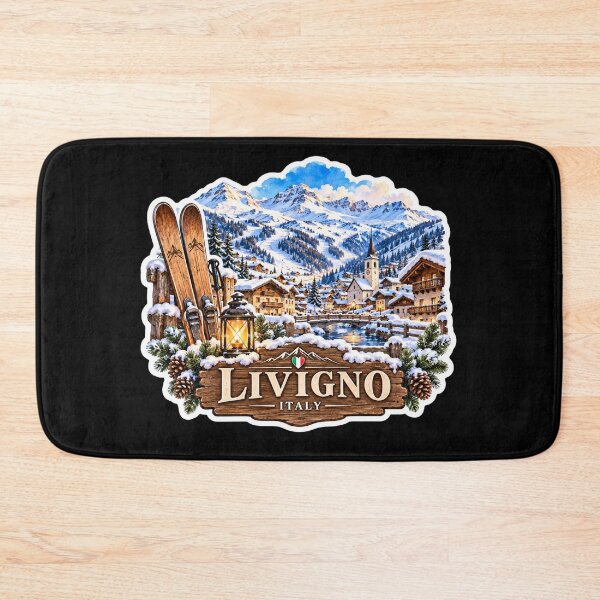 Item preview, Livigno Italy Winter Ski Travel designed and sold by GusiaTreasures.