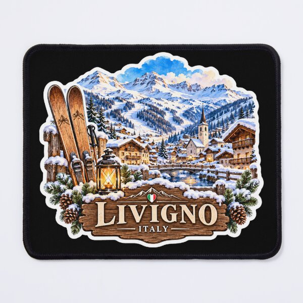 Item preview, Livigno Italy Winter Ski Travel designed and sold by GusiaTreasures.