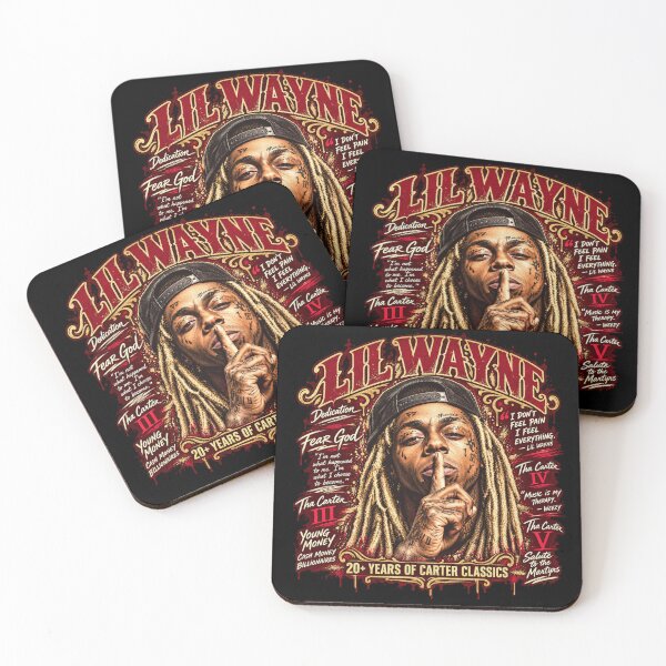 Item preview, Lil Wayne 20 Years Of Carter Classics Portrait Quotes Fear God designed and sold by choudane.