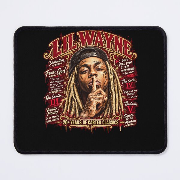 Item preview, Lil Wayne 20 Years Of Carter Classics Portrait Quotes Fear God designed and sold by choudane.