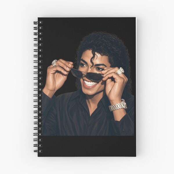 Item preview, Michael Jackson Portrait Smiling Sunglasses Gold Jewelry Black Shirt designed and sold by choudane.