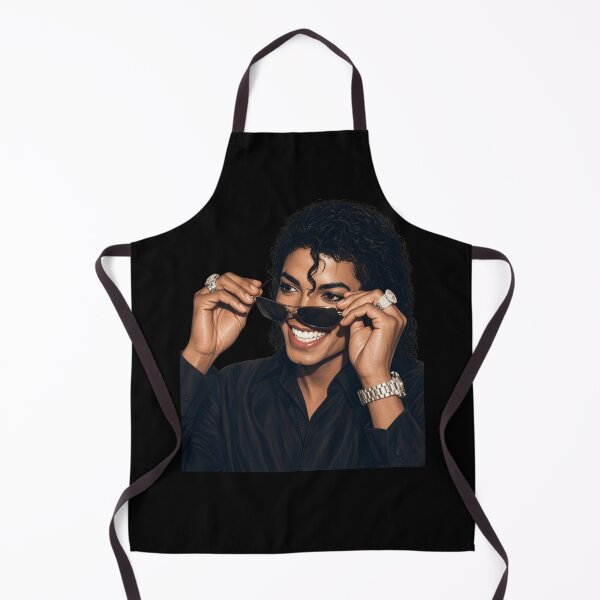 Item preview, Michael Jackson Portrait Smiling Sunglasses Gold Jewelry Black Shirt designed and sold by choudane.