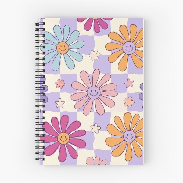 Item preview, Retro Daisy Checkerboard Floral Pattern designed and sold by NatArtSA.
