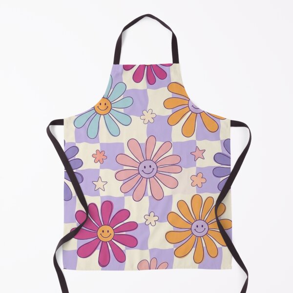 Item preview, Retro Daisy Checkerboard Floral Pattern designed and sold by NatArtSA.