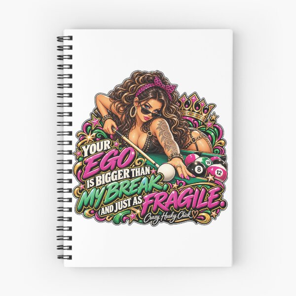 Item preview, Your ego is bigger than my break, and just as fragile | Women Pool Players  designed and sold by Crazyhuskychick.
