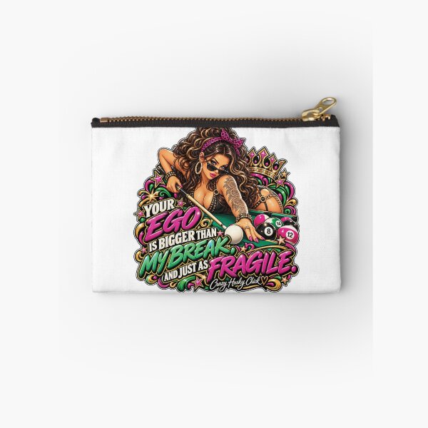 Item preview, Your ego is bigger than my break, and just as fragile | Women Pool Players  designed and sold by Crazyhuskychick.