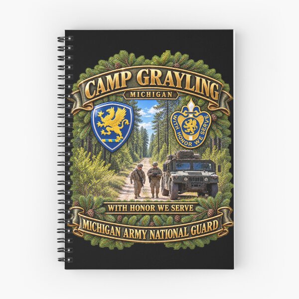 Item preview, Camp Grayling, MI - We Honor, We Serve - MIARNG - SSI- DUI - 3D - Enhanced designed and sold by Military Insignia Products.