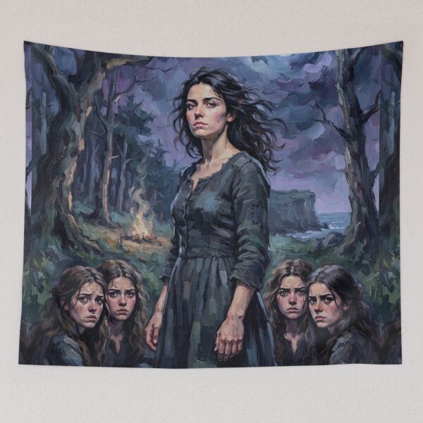 Item preview, Coven of Sisters Dark Fantasy Fine Art Tribute designed and sold by Art's Diner.