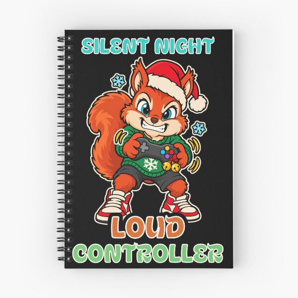 Item preview, Silent Night Loud Controller Christmas Squirrel designed and sold by Bawek85Designs.