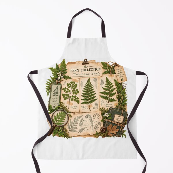 Item preview, Vintage Pressed Fern Collection Herbarium Botanical Study designed and sold by FindYouByZ.