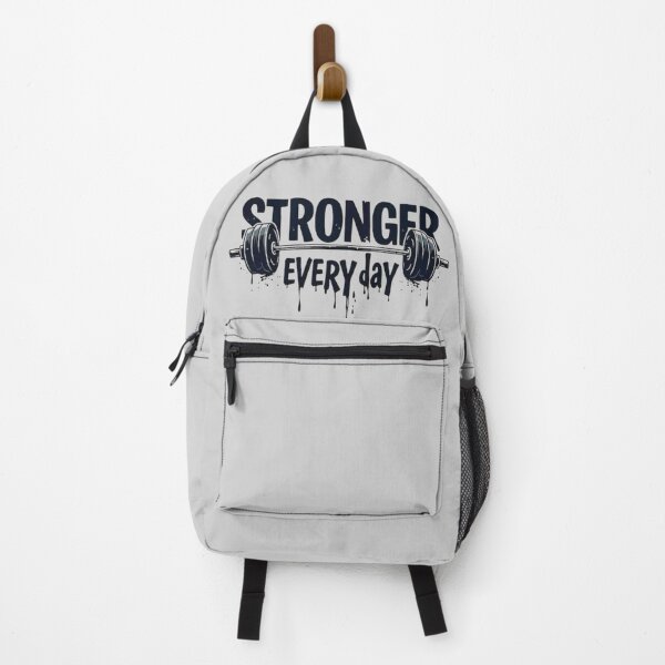 Item preview, Stronger Every Day Weightlifting Gym Motivation Fitness Design designed and sold by anemiche.