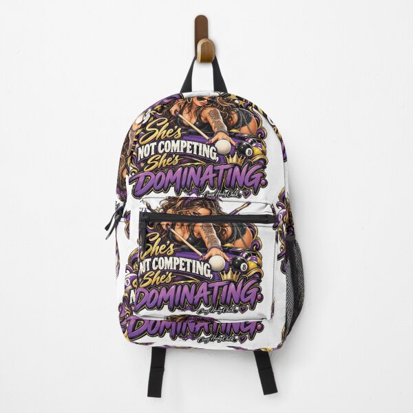 Item preview, She's not competing, she's dominating | Women Pool Players  designed and sold by Crazyhuskychick.