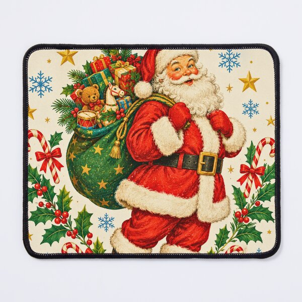 Item preview, Vintage Santa Claus Christmas Gift Sack – Retro Holiday Illustration designed and sold by lavanya11.