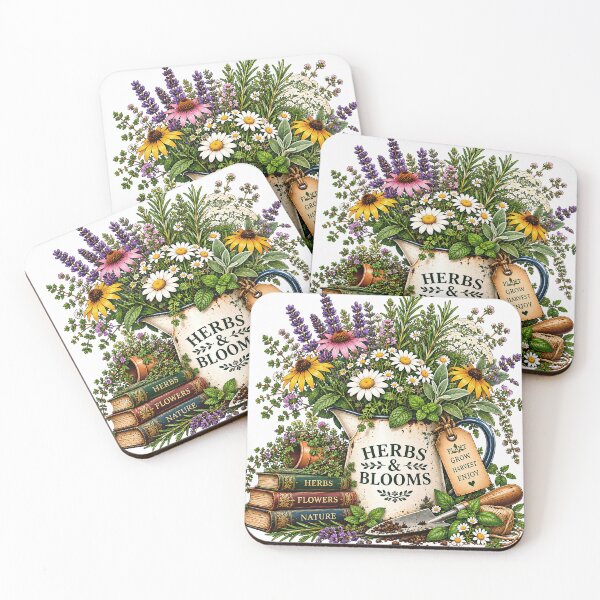 Item preview, Herbs and Blooms Vintage Botanical Cottagecore Garden designed and sold by FindYouByZ.