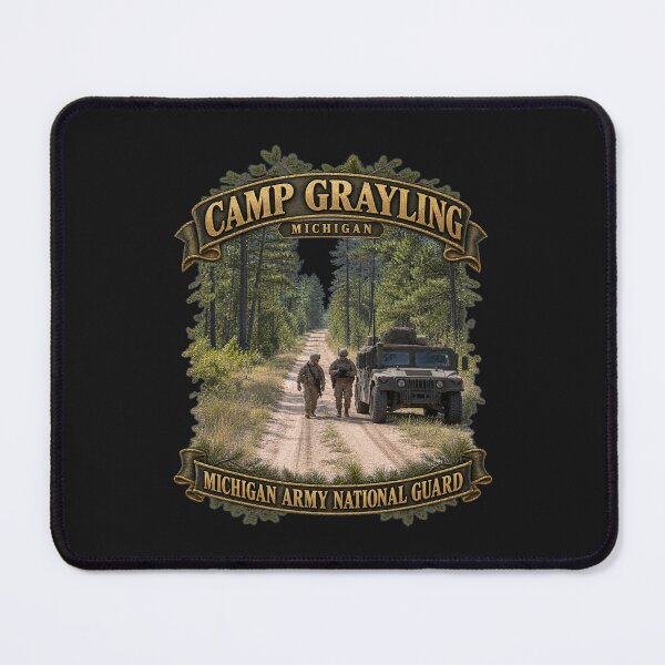 Item preview, Camp Grayling, MI - MIARNG - 3D - Enhanced designed and sold by Military Insignia Products.