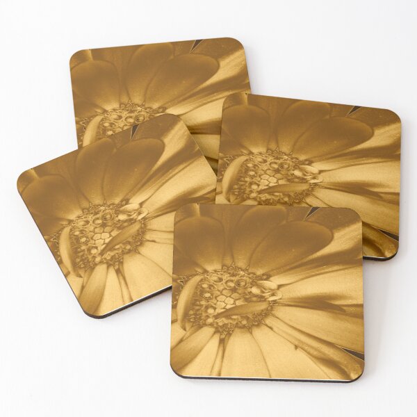 Item preview, Golden Gerbera – Luxurious Botanical Art designed and sold by SulkaCreative.