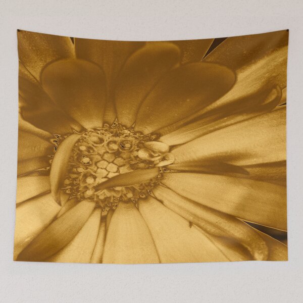 Item preview, Golden Gerbera – Luxurious Botanical Art designed and sold by SulkaCreative.