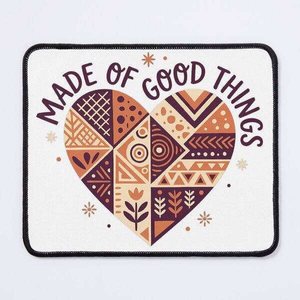Item preview, Boho Folk Art Heart Geometric Pattern Illustration designed and sold by SHOP-Corner.