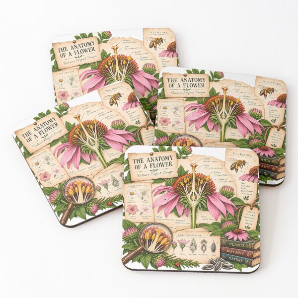 Item preview, The Anatomy of a Flower Vintage Botanical Scientific Study designed and sold by FindYouByZ.
