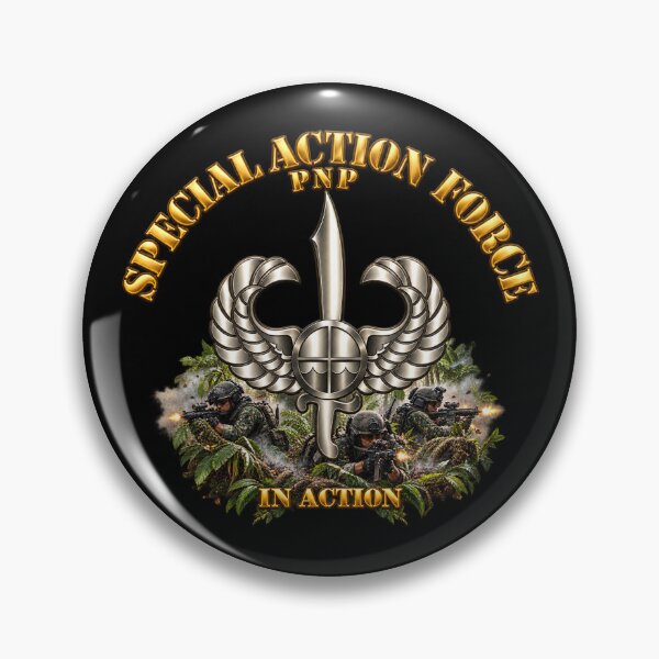 Item preview, Philippines - Special Action Force Badge - In Action  3D - Enhanced designed and sold by Military Insignia Products.