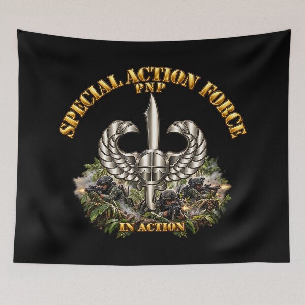 Item preview, Philippines - Special Action Force Badge - In Action  3D - Enhanced designed and sold by Military Insignia Products.