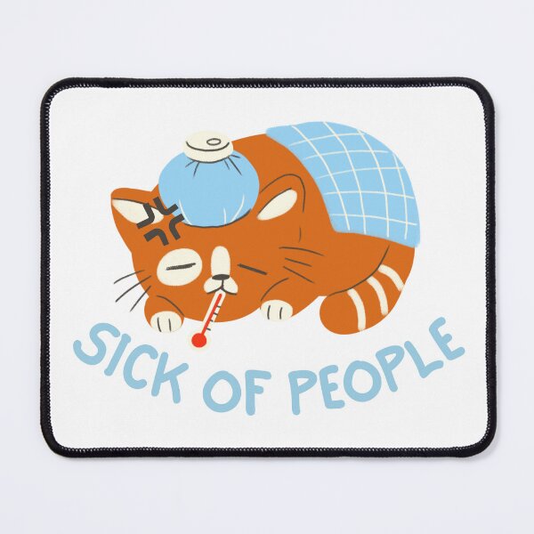 Item preview, Sick of People Cat Design designed and sold by CarefulCreation.