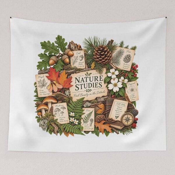 Item preview, Nature Studies Vintage Woodland Botanical Collection designed and sold by FindYouByZ.