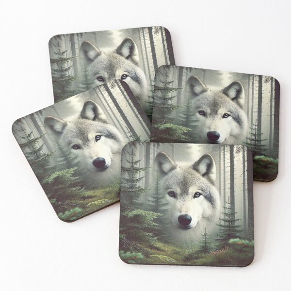 Item preview, The Wolf - Breath of the Forest designed and sold by LegademaArt.