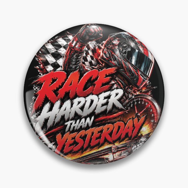 Item preview, Race Harder Than Yesterday | Motorsport Racing Car Design designed and sold by M. Mamdouh Artworks.