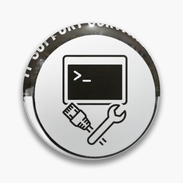 Item preview, IT Support Survival Unit - Have You Tried Turning It Off And On Again Funny Tech Sticker designed and sold by IbericoStudio.