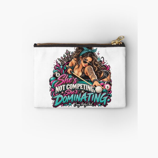 Item preview, She's not competing, she's dominating | Women Pool Players  designed and sold by Crazyhuskychick.