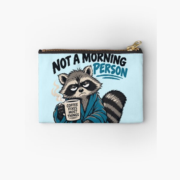 Item preview, Not a Morning Person or Raccoon - Need Coffee designed and sold by luckysolo.