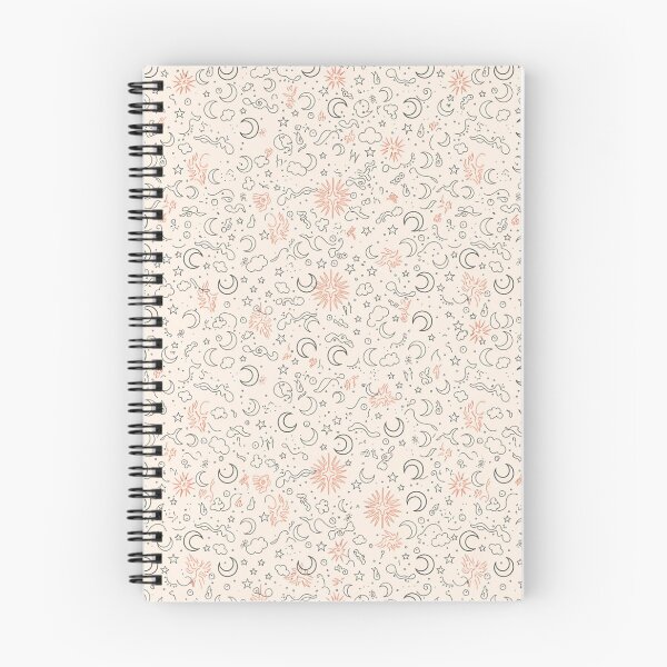 Item preview, Celestial Doodle Pattern - Sun Moon Stars designed and sold by Mindful Wall Art Studio.