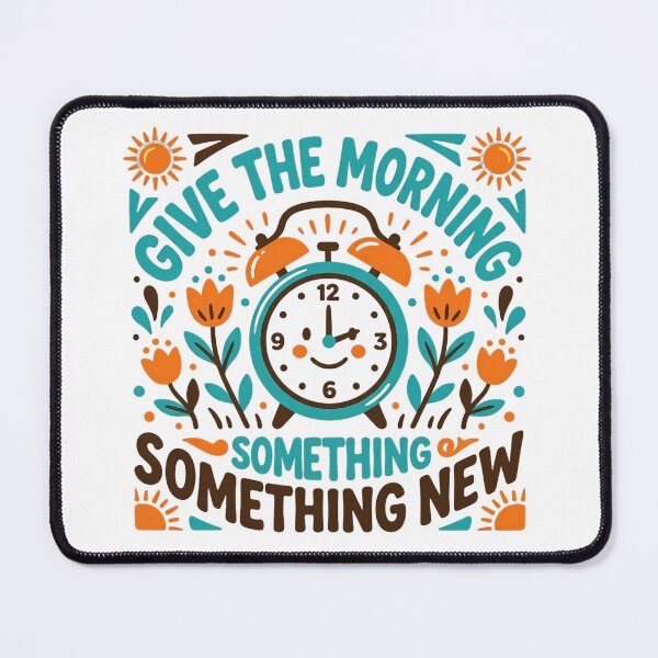 Item preview, Folk Art Cute Smiling Alarm Clock Floral Retro Illustration designed and sold by SHOP-Corner.