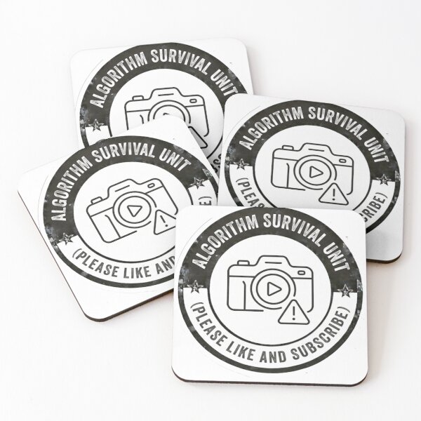 Item preview, Algorithm Survival Unit - Please Like And Subscribe Funny Content Creator Sticker designed and sold by IbericoStudio.