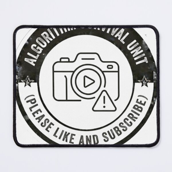 Item preview, Algorithm Survival Unit - Please Like And Subscribe Funny Content Creator Sticker designed and sold by IbericoStudio.