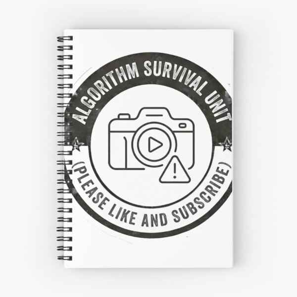 Item preview, Algorithm Survival Unit - Please Like And Subscribe Funny Content Creator Sticker designed and sold by IbericoStudio.