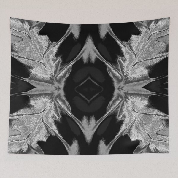 Item preview, Silver Baroque Botanical – Kaleidoscope Pattern designed and sold by SulkaCreative.