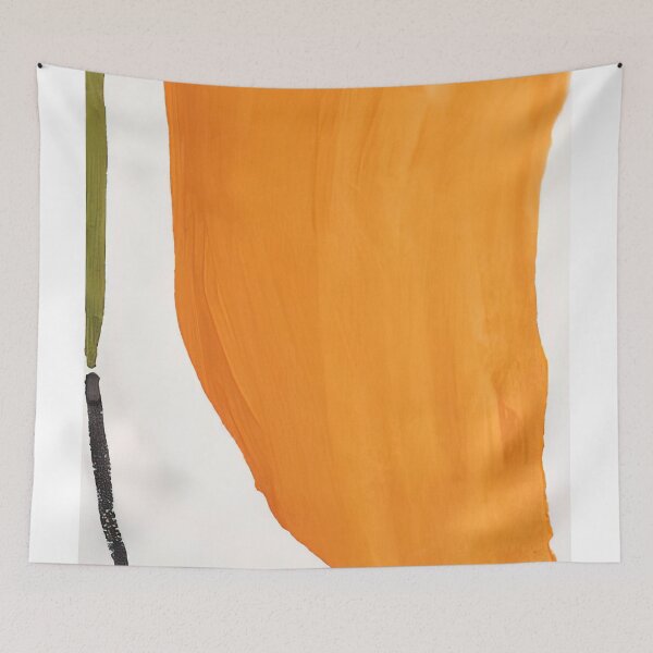 Item preview, Orange downpour - 1970 designed and sold by VeilOfPigments.