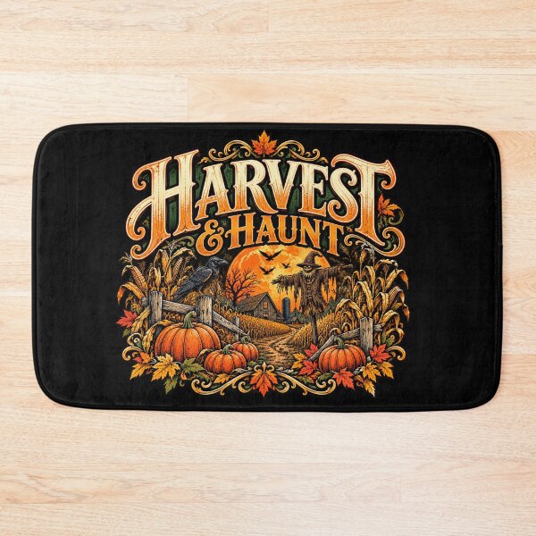 Item preview, Harvest & Haunt — Vintage Rural Halloween designed and sold by GingaArt.