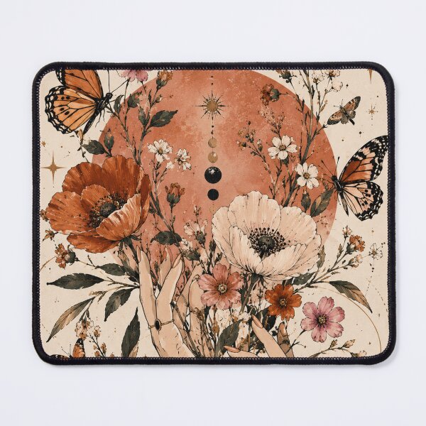 Item preview, Let It Grow Through You – Mystical Botanical Wildflower Art designed and sold by MetaModel Editions.