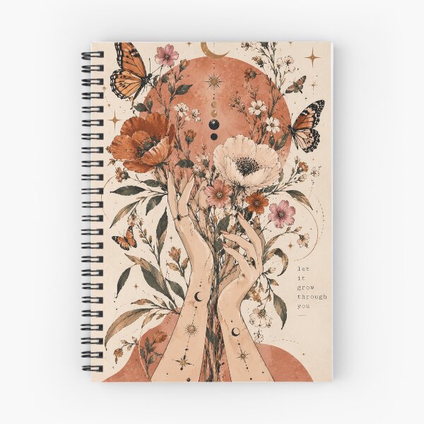 Item preview, Let It Grow Through You – Mystical Botanical Wildflower Art designed and sold by MetaModel Editions.