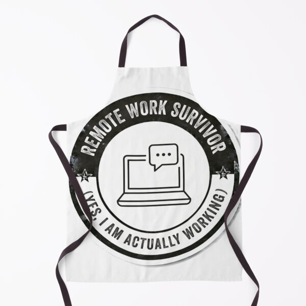 Item preview, Remote Work Survivor - Yes I Am Actually Working Funny WFH Sticker designed and sold by IbericoStudio.