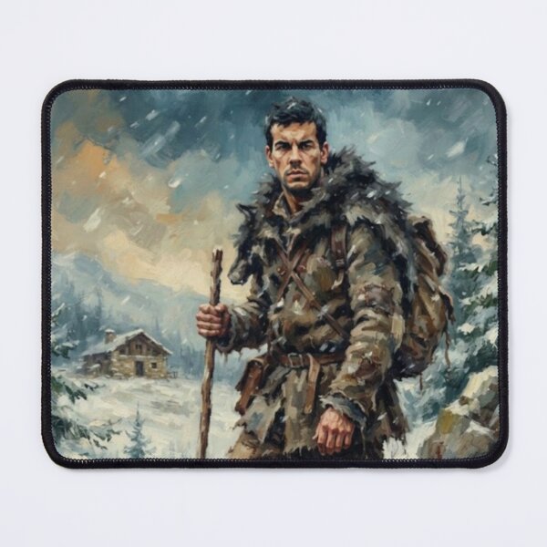 Item preview, The Skin of the Wolf Mountain Wilderness Fine Art Tribute designed and sold by Art's Diner.