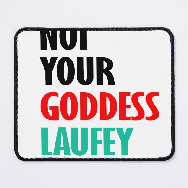 Item preview, Laufey Not Your Goddess Typography designed and sold by putrineolen.