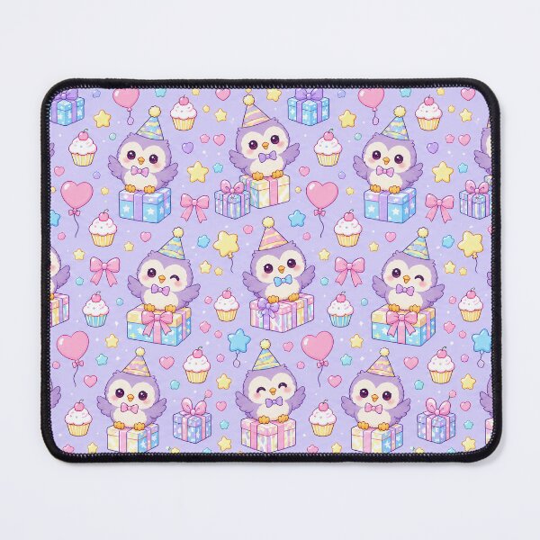 Item preview, Kawaii Birthday Baby Owl Pattern designed and sold by Soft Berry Studio.
