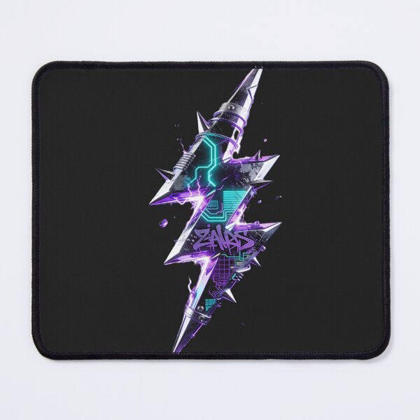 Item preview, Zeus Y2K Liquid Chrome Lightning Bolt Vertical 3D Cyber Art designed and sold by GodsMonsterss.