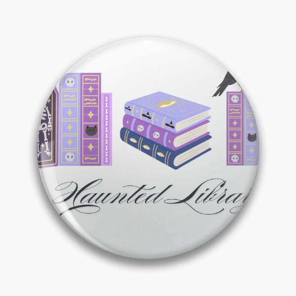 Item preview, Haunted Library – Spooky Books & Ravens Halloween Design designed and sold by Thespase.